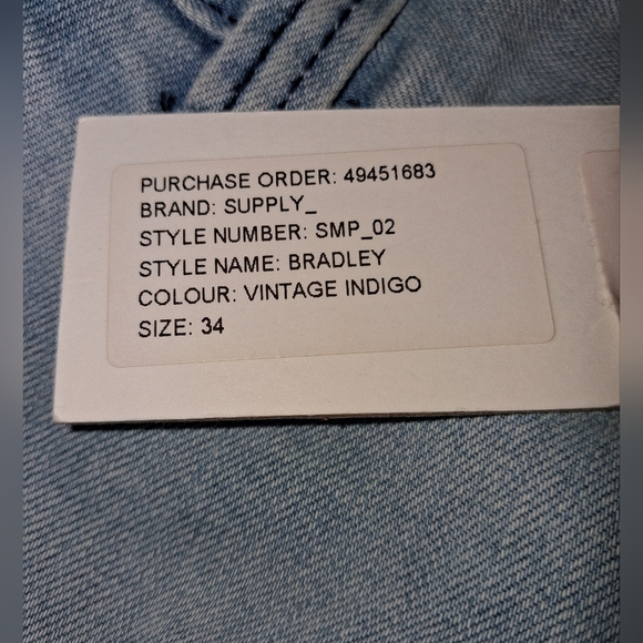 NWT Men's Bradley Vintage Indigo Jeans - Picture 7 of 11